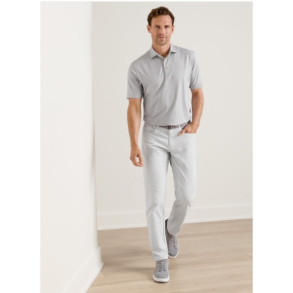 Peter Millar Crown Sport EB66 Performance Pants Mens 35x32 Grey ME0EB66FB
